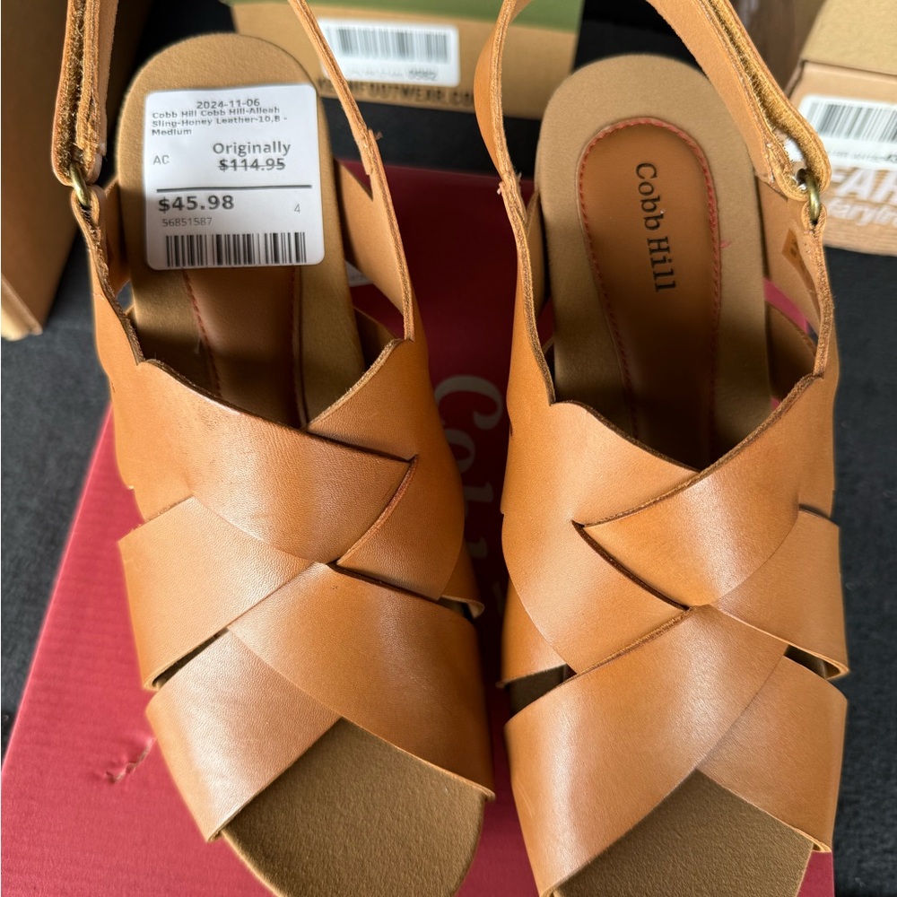 Cobb Hill by New Balance Women's Tan Sandals